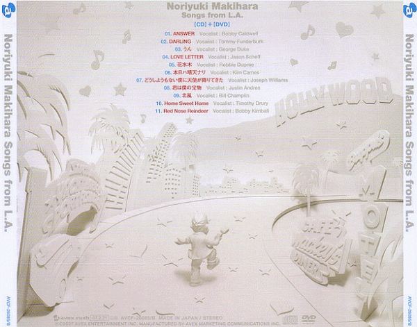 NORIYUKI MAKIHARA - Songs From L.A. (2007) back cover