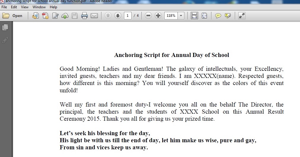 anchoring script of a school annual day function anchoring script of a school annual day function