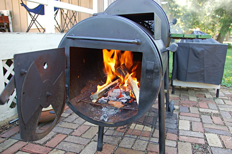 Smoke On! Brisket on a stick burner