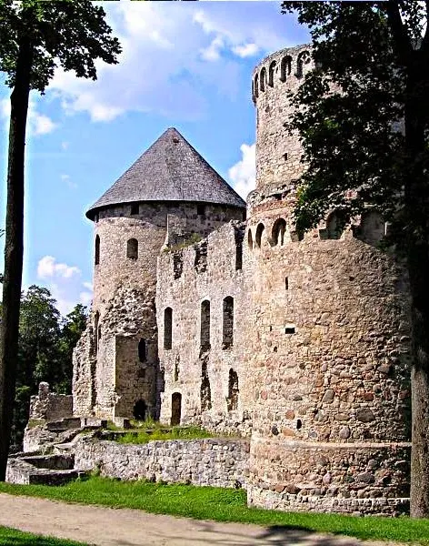 Cesis Castle is a Livonian castle,Latvia