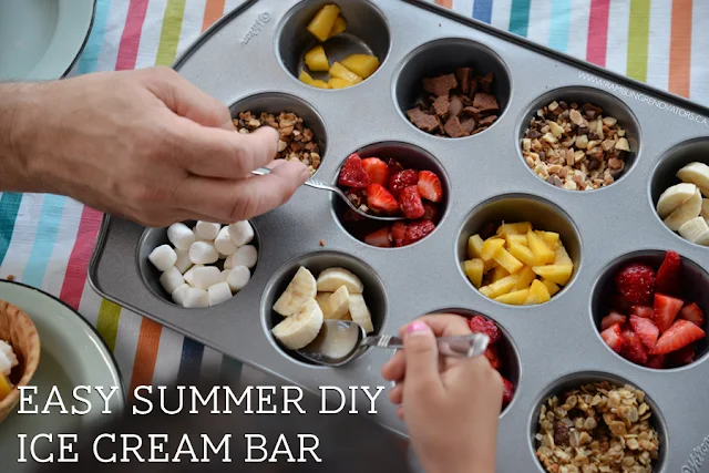 easy summer diy ice cream bar