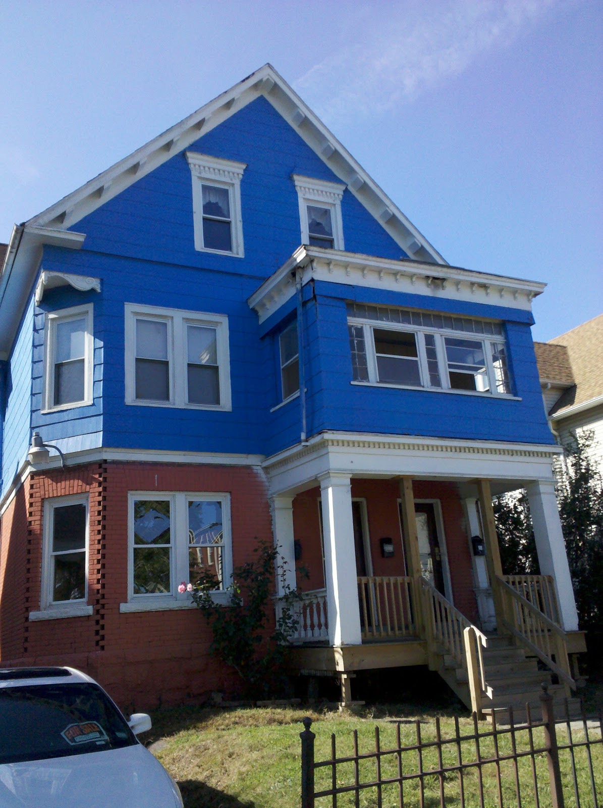 white color house