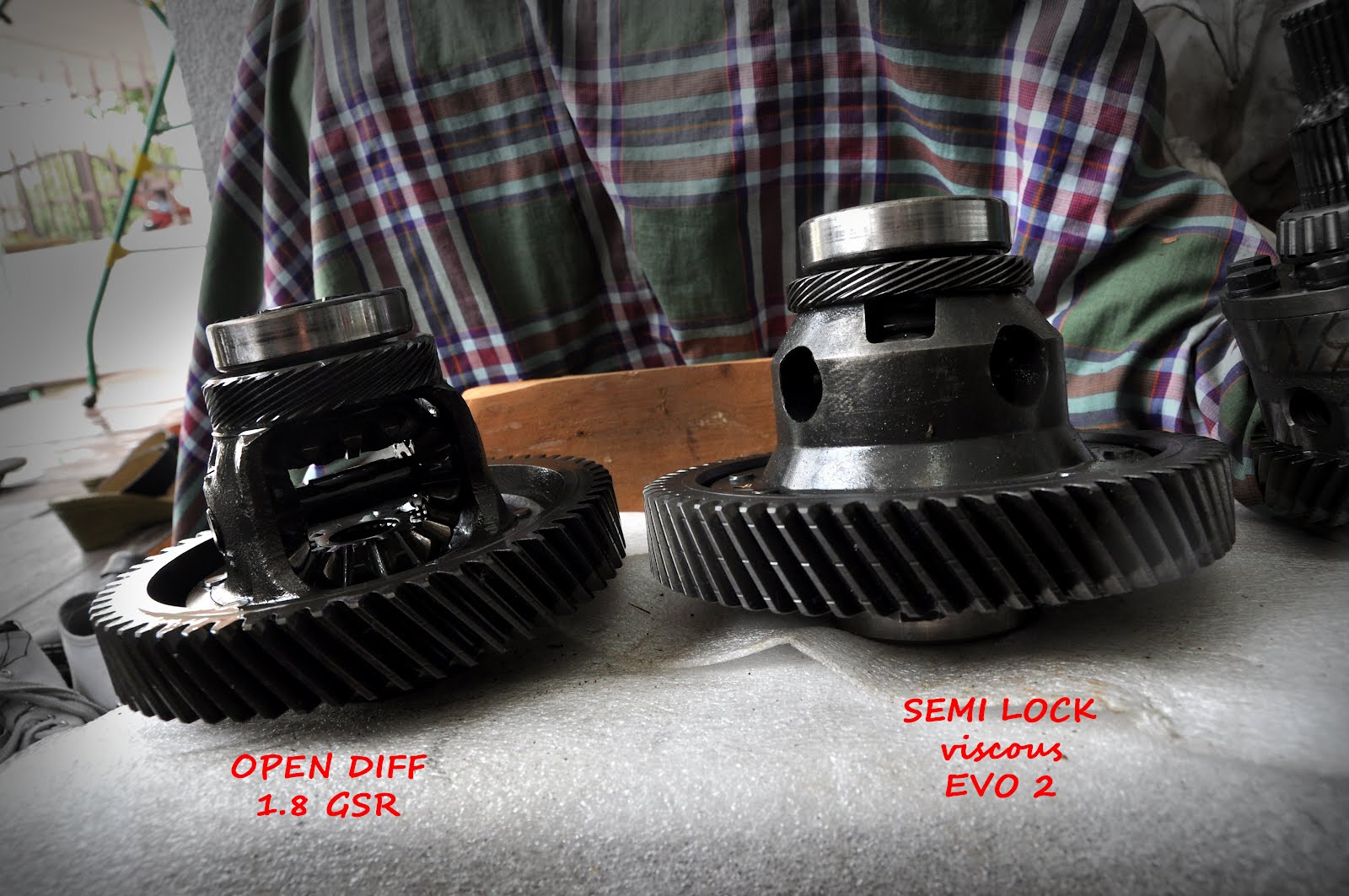 4G93T GSR open diff VS EVO LSD