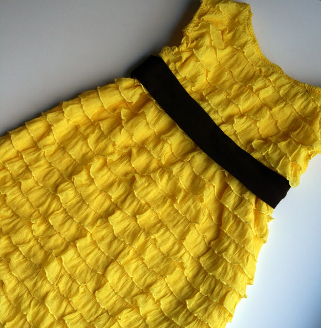 20 mins ruffle fabric dress tutorial