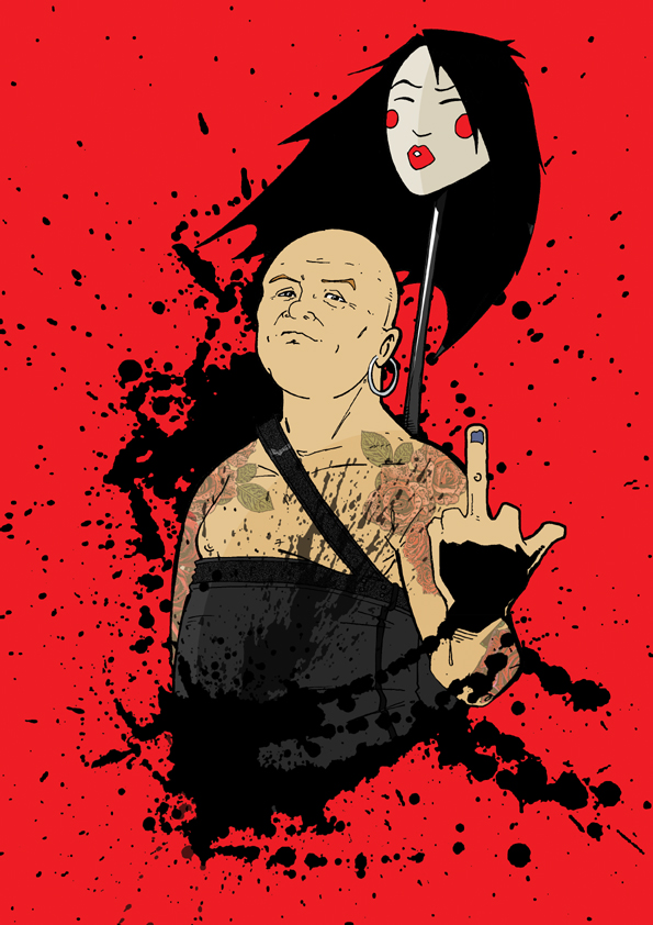 SCHEME 9 A Sketch a Day Iron Bar (Mad Max Beyond the Thunder Dome)