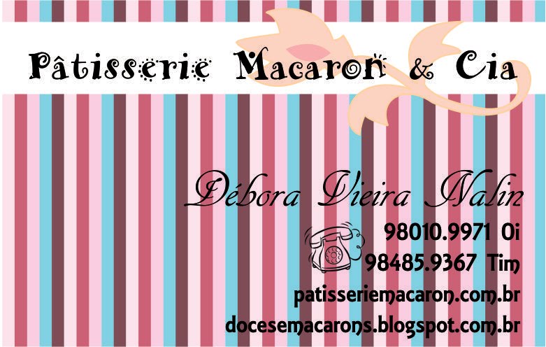 Doces e macaron