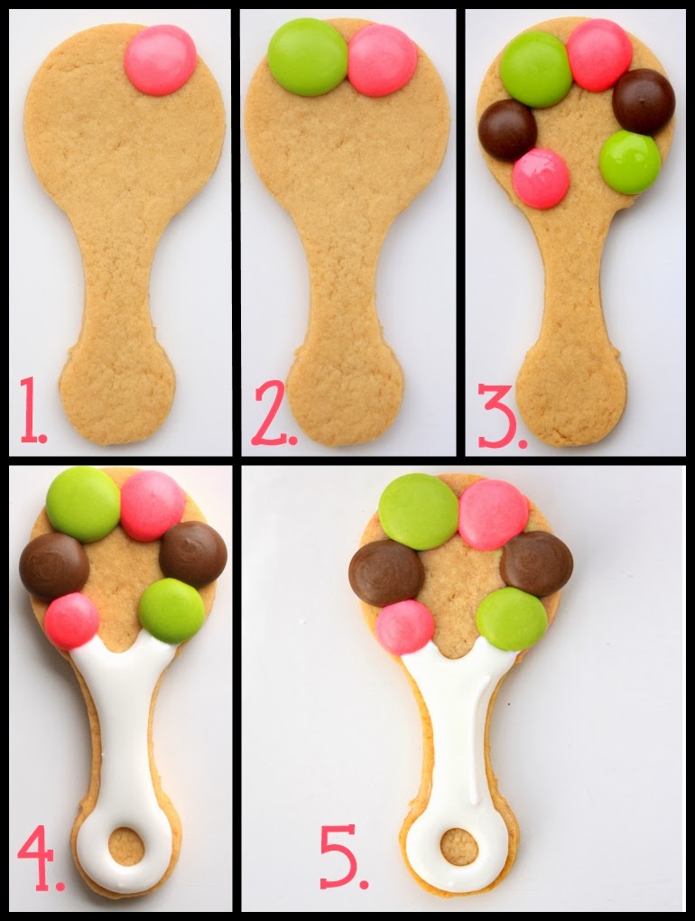 Baby Rattle Cookies...and an announcement LilaLoa Baby Rattle