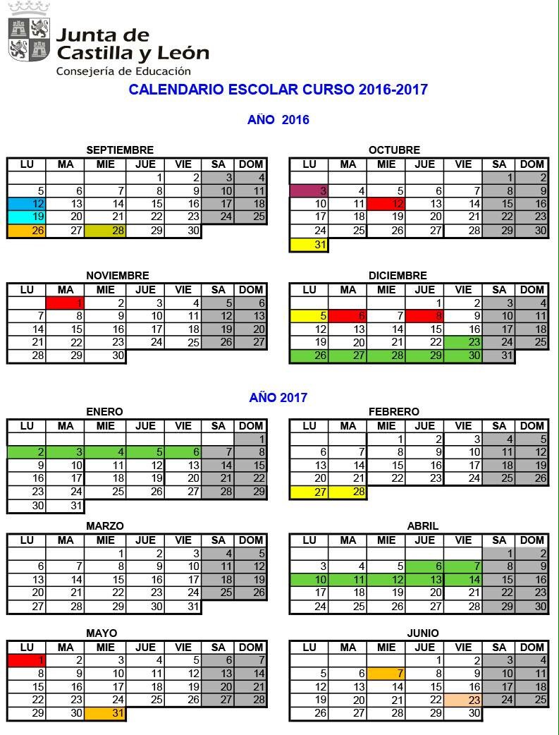 CALENDARIO ESCOLAR