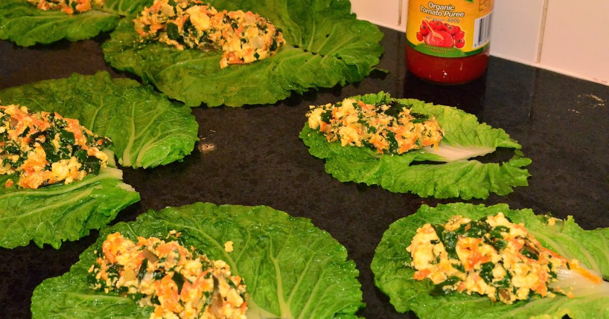 Forever Nutrition Vegetarian stuffed cabbage leaves