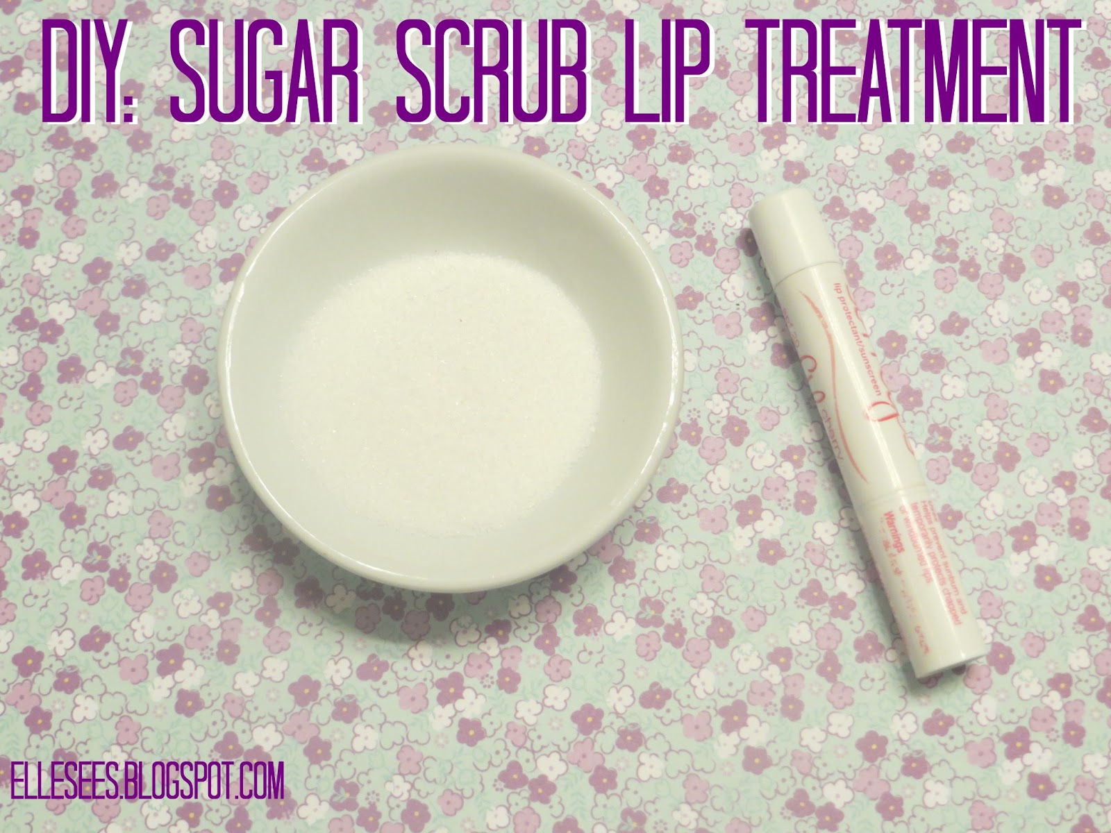 Elle Sees Beauty Blogger in Atlanta DIY Solid Sugar Lip Scrub