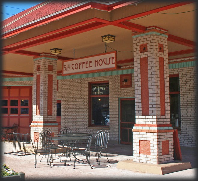 Just A Car Guy 1920's gas station refurbished into a coffee shop