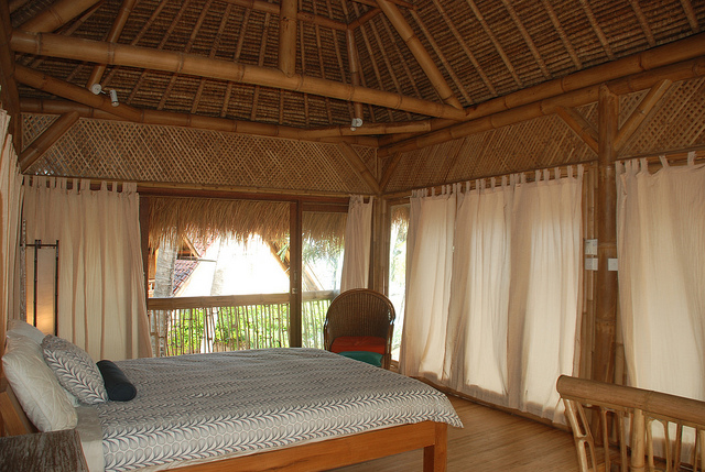 Kamar Mandi Rumah Bambu - Desain kamar mandi bambu yang 