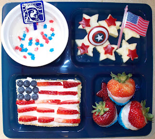 Molly's Lunch Box: Patriotic 4th of July Lunch