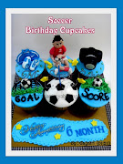 Soccer Anniversary Cupcakes