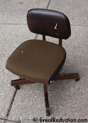 How To Reupholster An Office Chair Eve Of Reduction