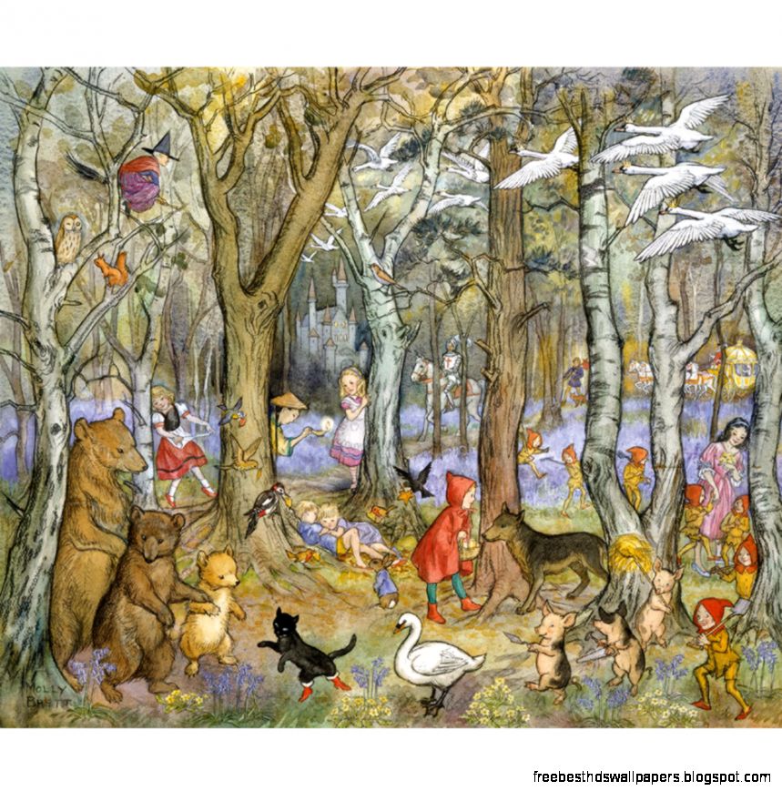 Fairy Tale Wood Print Elfie Childrens Clothes Fairy Tale Wood Print Elfie Childrens Clothes