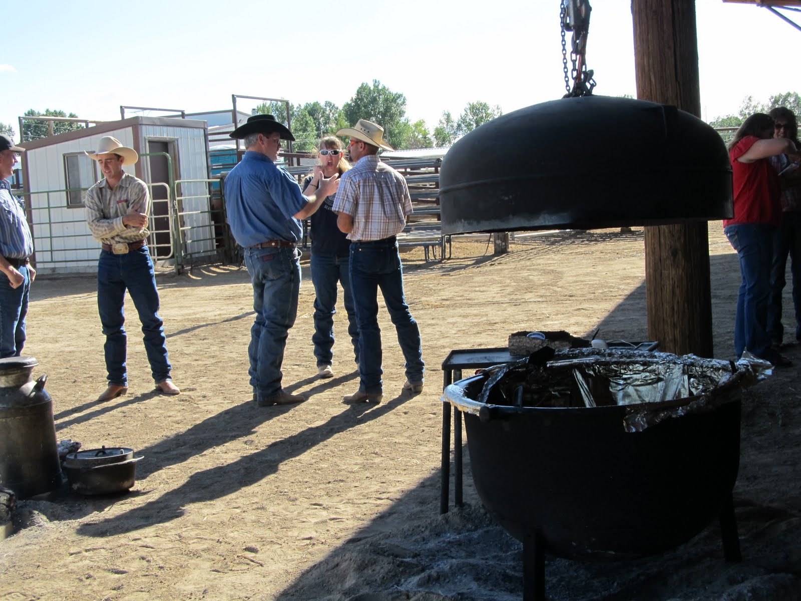 Young Librarian + Old Cowboy The world's largest Dutch oven