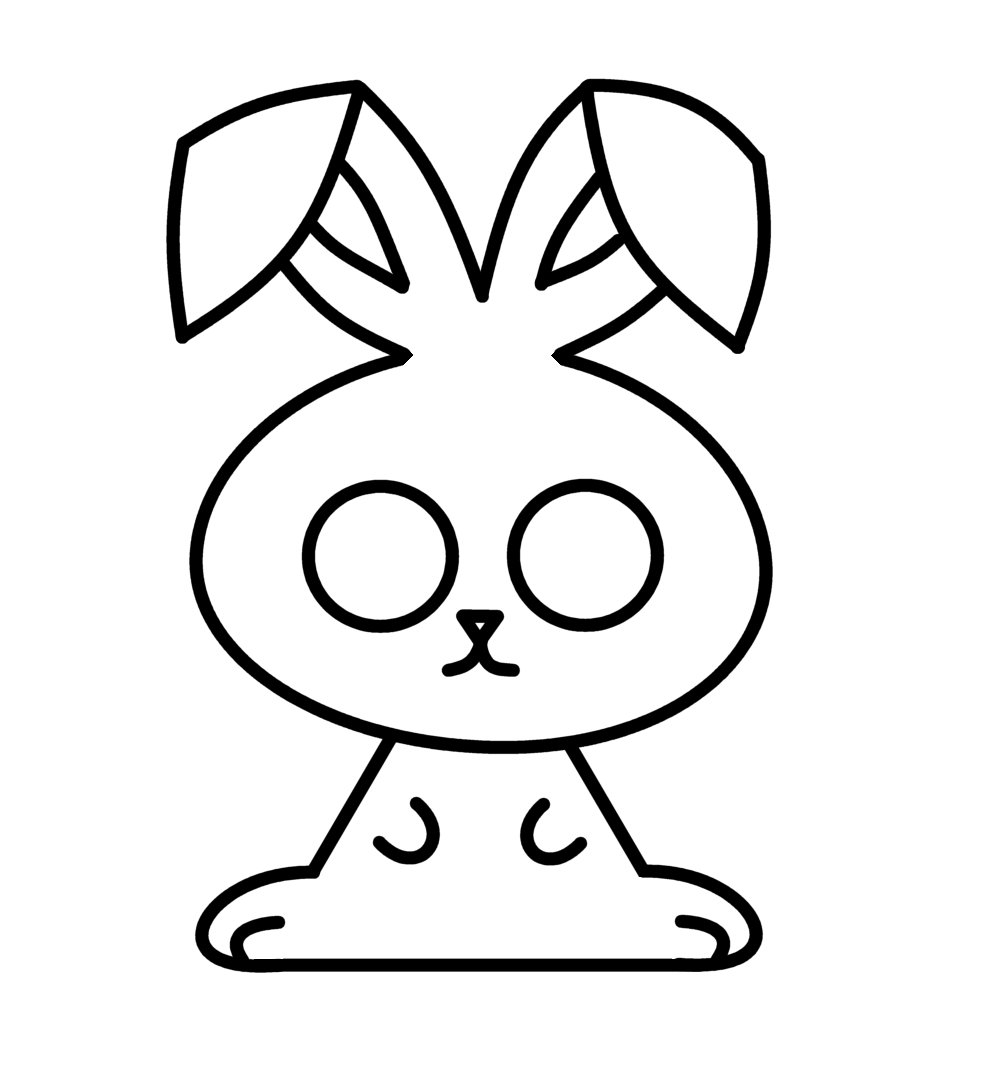 How To Draw Cartoons Easter Bunny