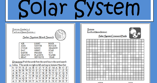 Learning Ideas - Grades K-8: Solar System Fun