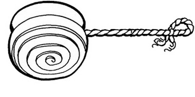 Yoyo para colorear - Dibujo Views