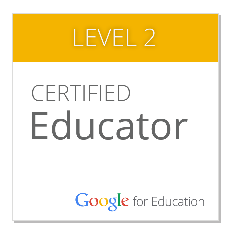 Google Certified Educator - Level 2
