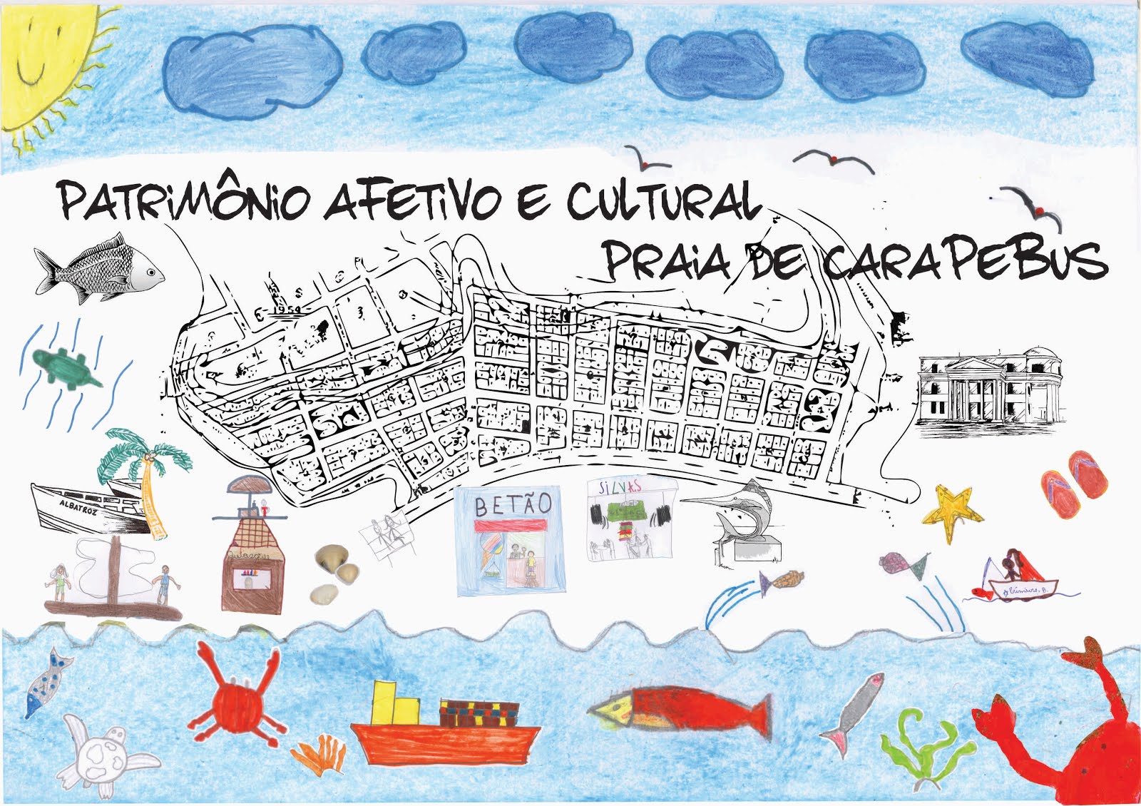 Mapa Afetivo e cultural de Praia de Carapebus