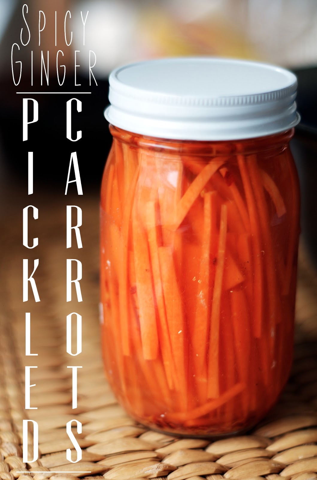 The Ginger Cook Spicy Ginger Pickled Carrots