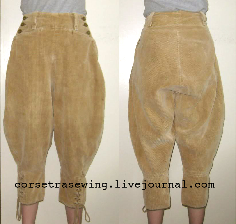 The Vintage Pattern Files 1940's Sewing Women's Land Arm Corduroy