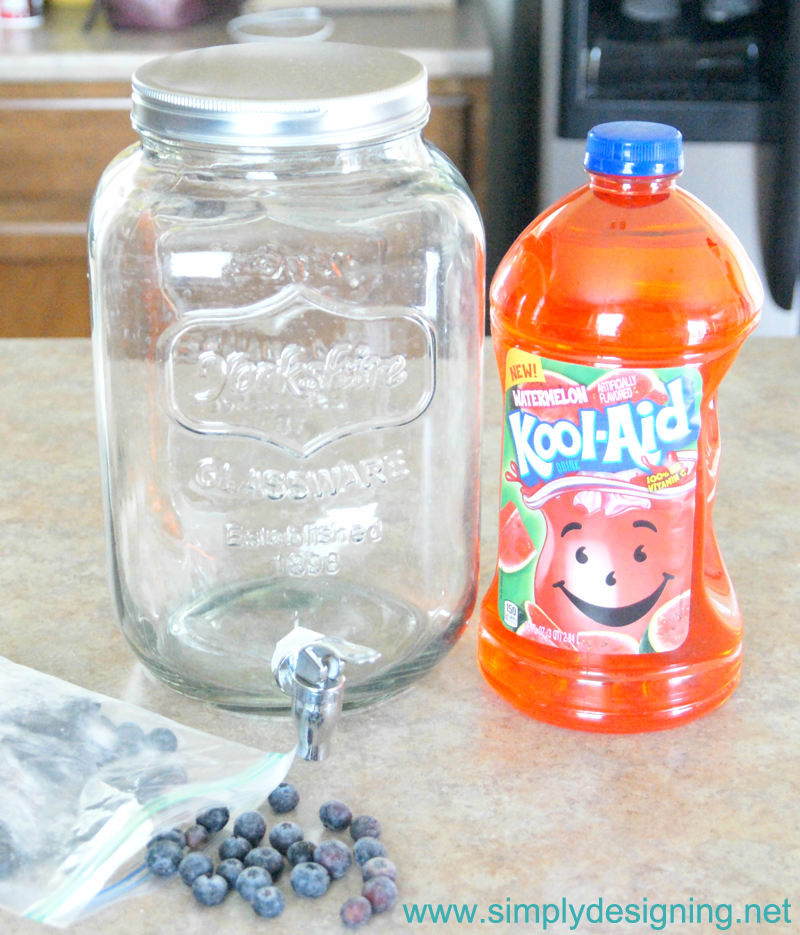 Watermelon Blueberry Punch | #recipe #punch #drinks #koolaid #kooloff #shop