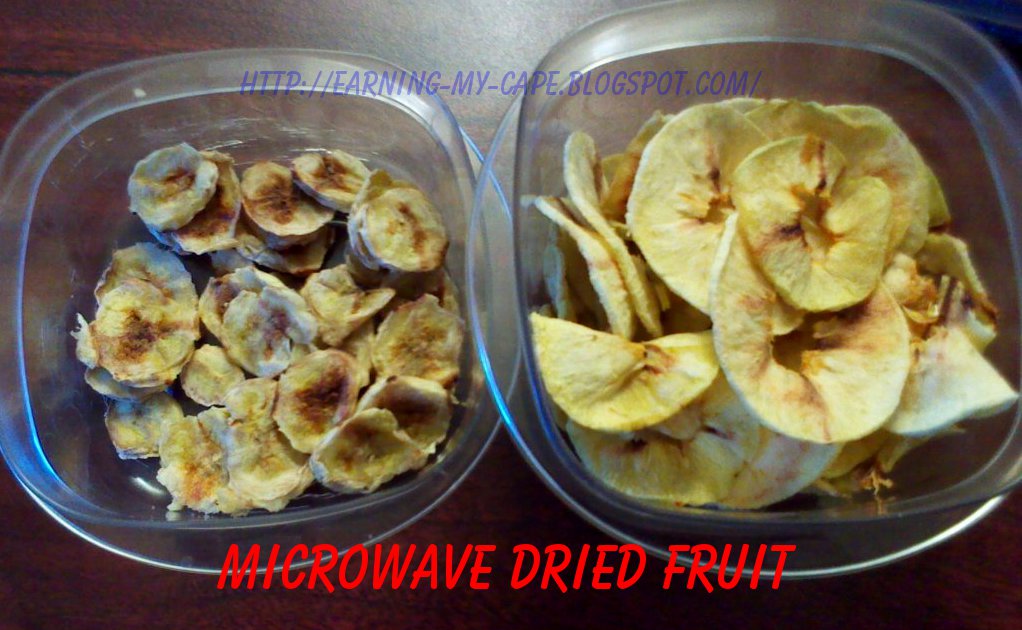 EarningMyCape Microwave Dried Fruit