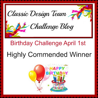 Winner at Classic Design Team Challenge April