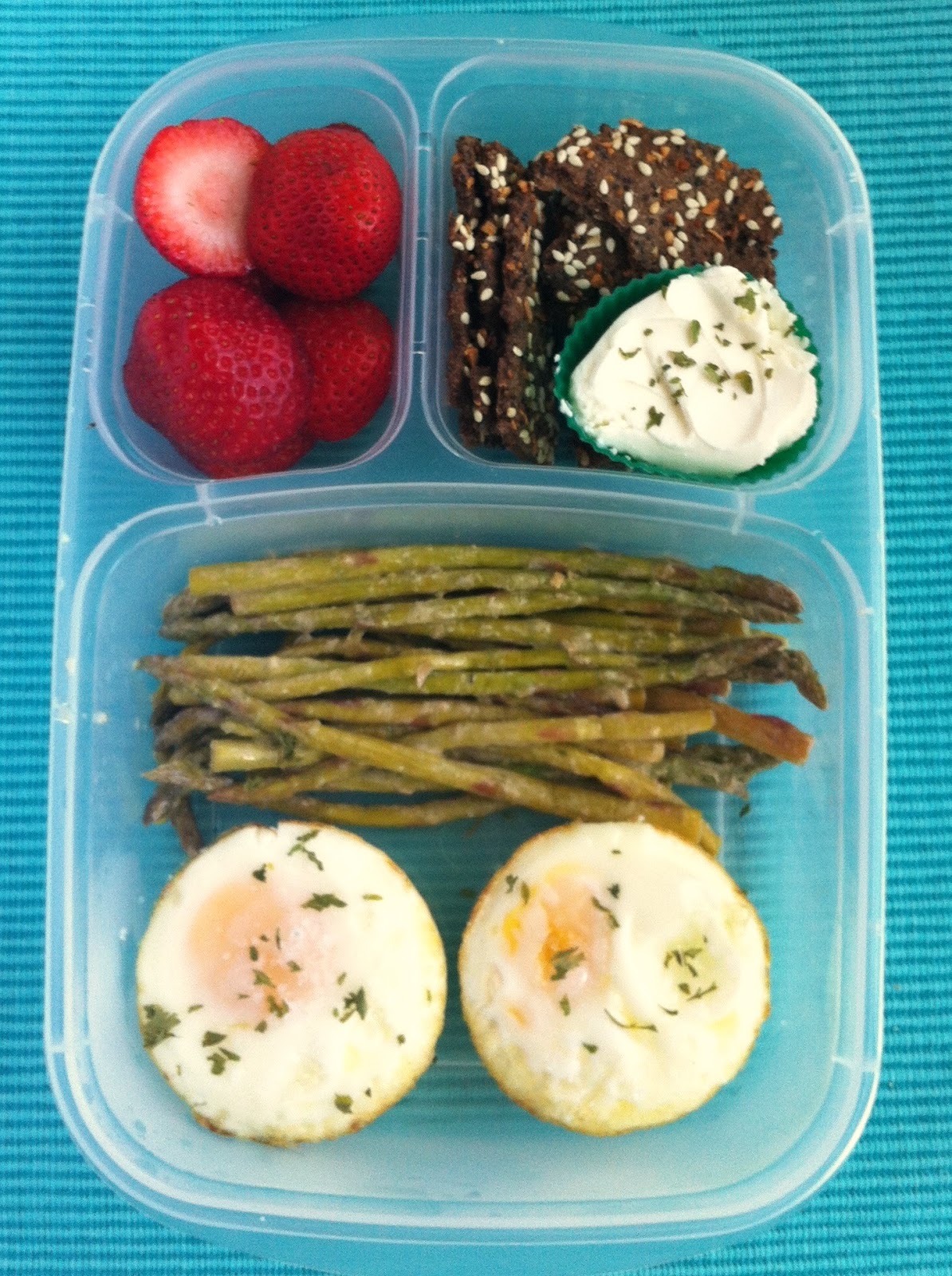 Operation Lunch Box Day 18 Baked Eggs