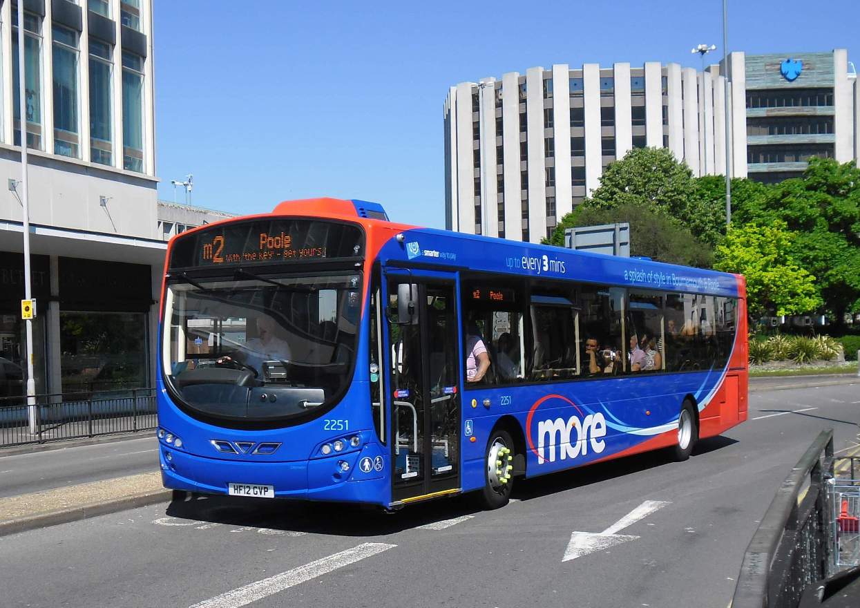 Southern England Bus Scene New Bournemouth Poole Volvos