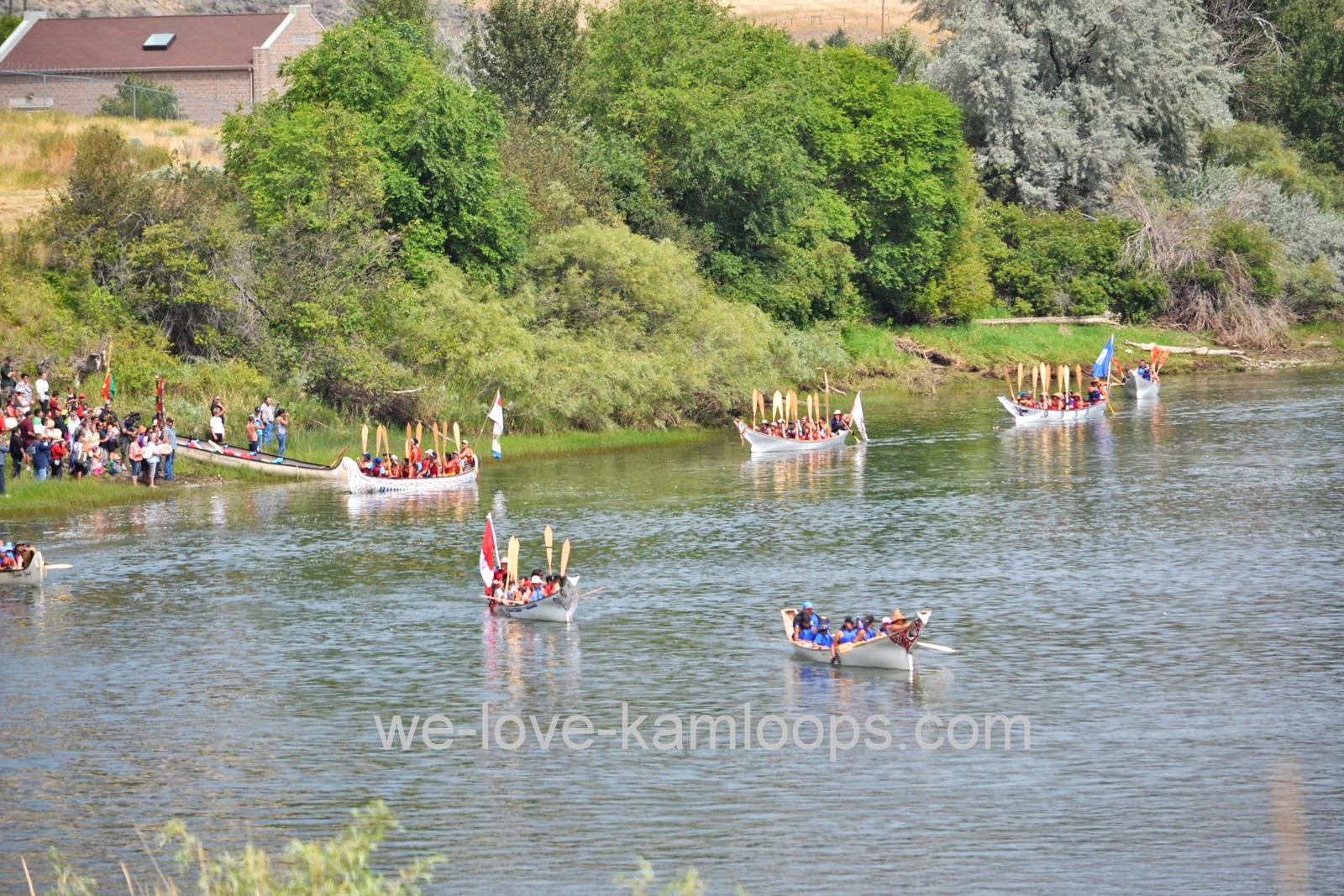 welovekamloops Pulling Together Canoe Journey Tk'emlups Kamloops, BC