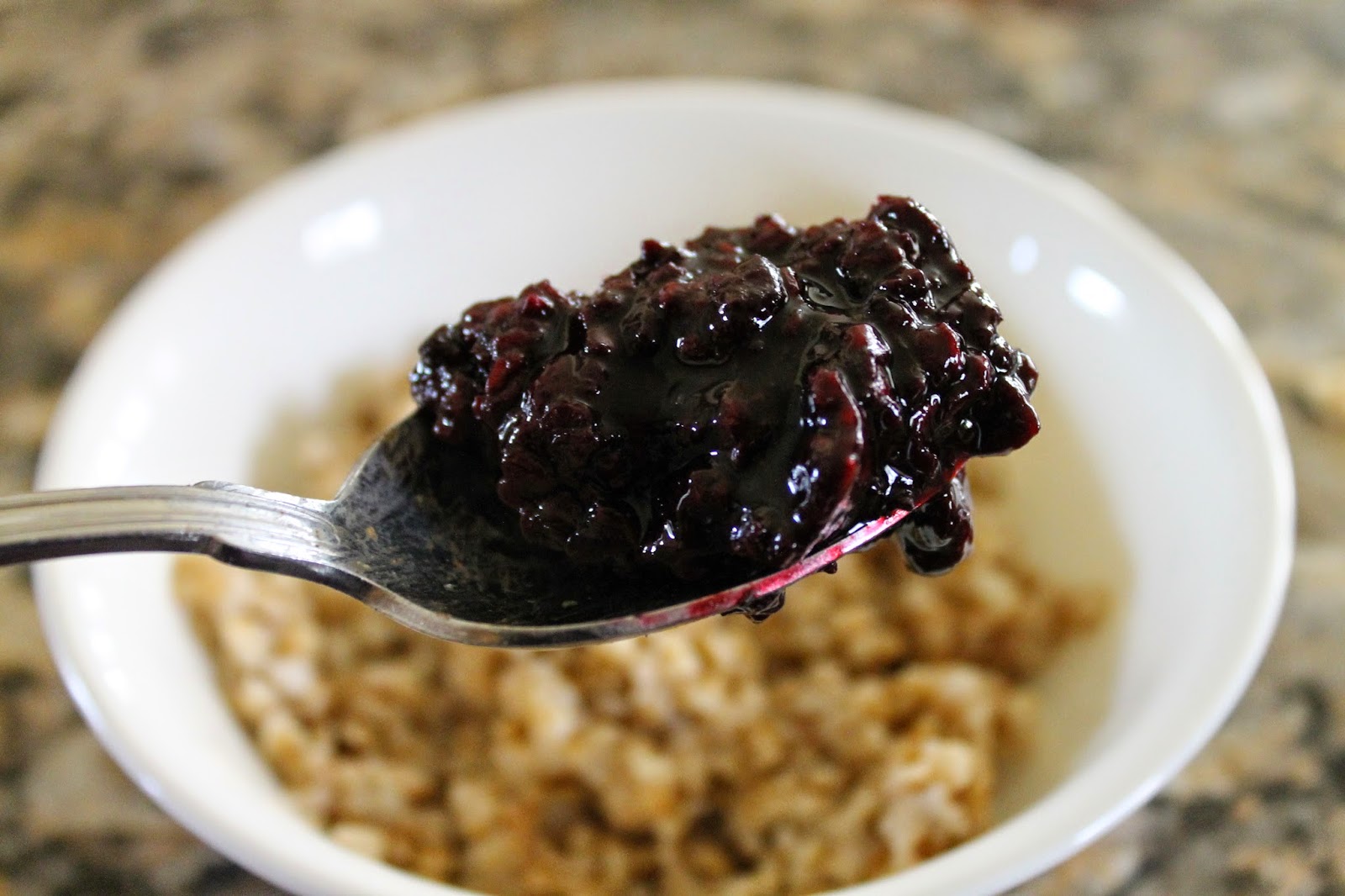 Organize It Challenge Steel Cut Oats with Berries & Brown Sugar Crumble