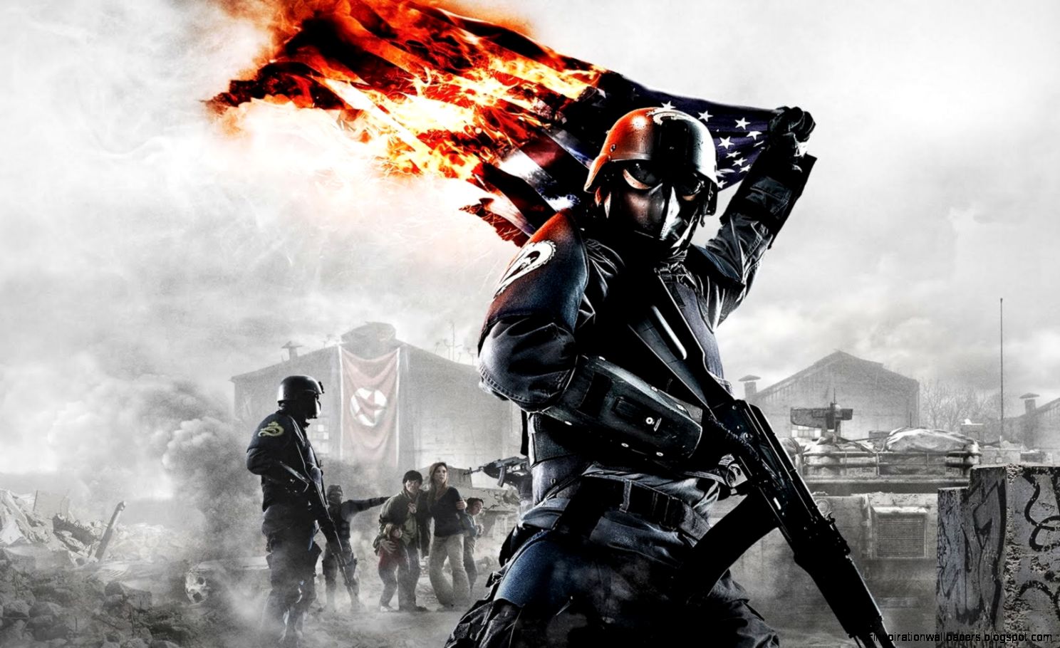 Homefront Full Hd 1080P Wallpaper Game Concept Illustration Homefront Full Hd 1080P Wallpaper Game Concept Illustration