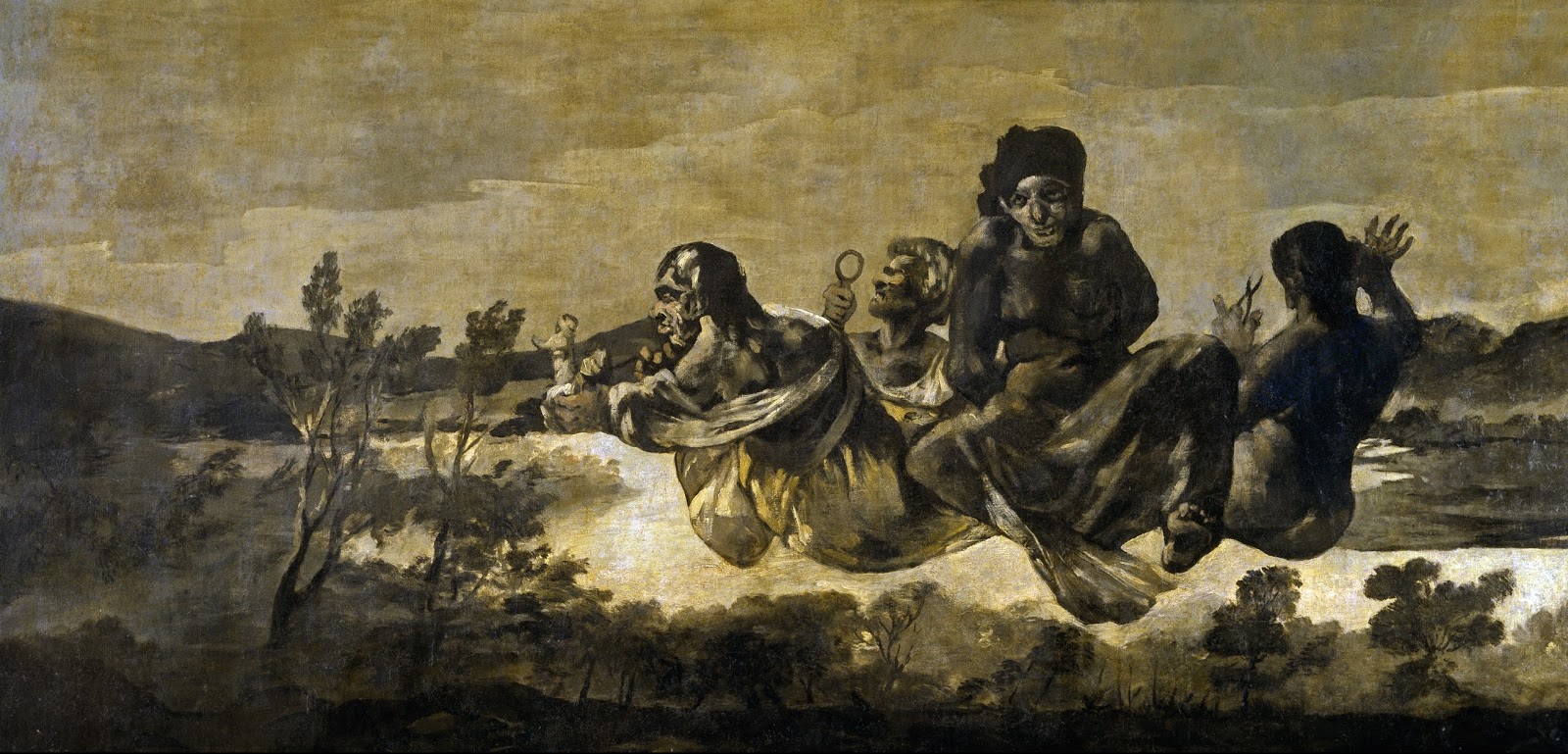 surface fragments: The Black Paintings of Goya