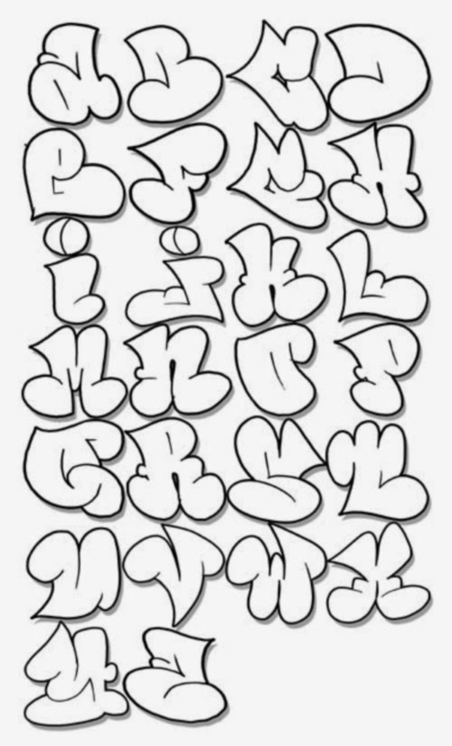 New Grafiti Makmu Graffiti Alphabet Letter J Sketches Design