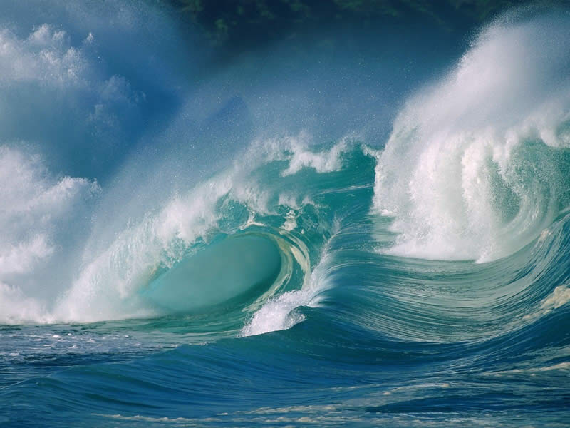 الطبيعة الساحرة Ocean+waves+1