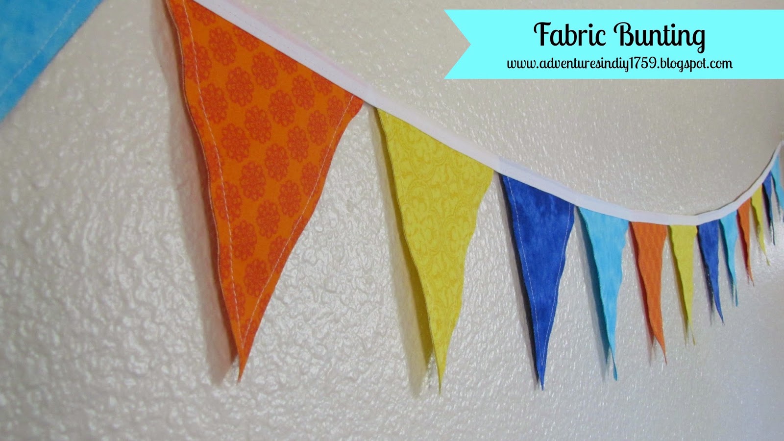 Adventures in DIY Fabric Bunting