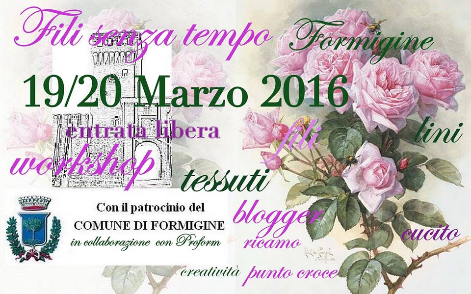 Ci vediamo a Formigine! 19/20 Marzo 2016