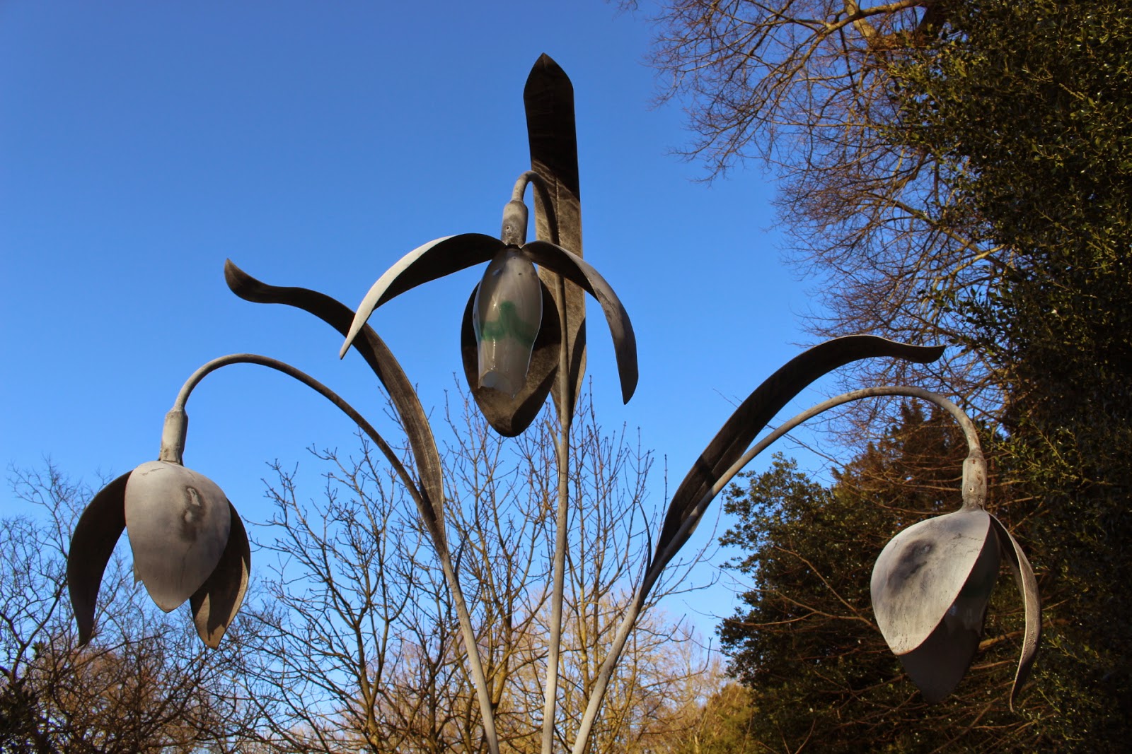 Galanthus sculpture at Lacock Abbey