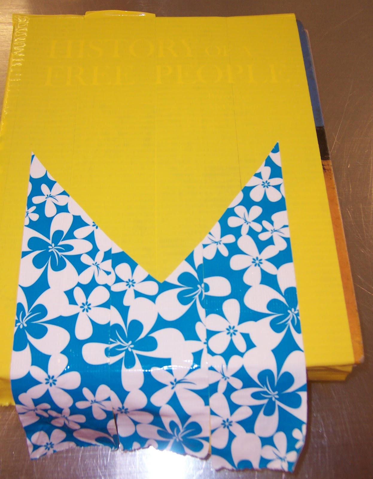 Ideas and Inspirations Duct Tape Book Cover