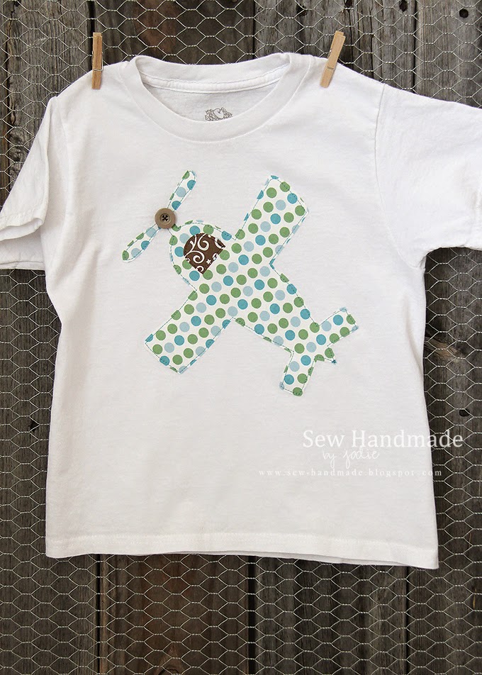 Sew Handmade Boy Applique Tshirts