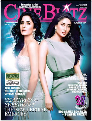 Kareena and Katrina first time on cover page of Cineblitz Magazine