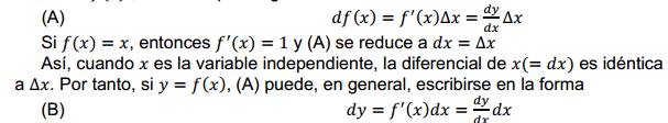 Calculo diferencial 4.3 Concepto de diferencial. Interpretación