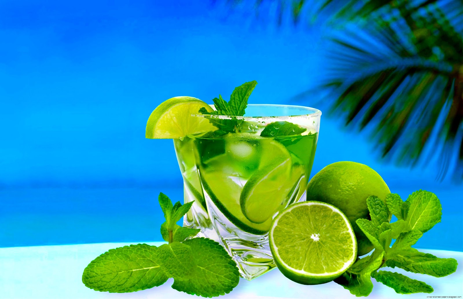 Fresh drink fruits glass beach lime summer HD Wallpaper Fresh drink fruits glass beach lime summer HD Wallpaper