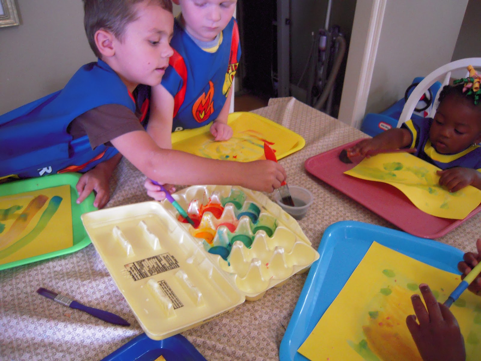 LaLa's Home Daycare Homemade Watercolor Painting