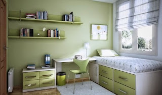 Natural Impression at Green Bedroom Design