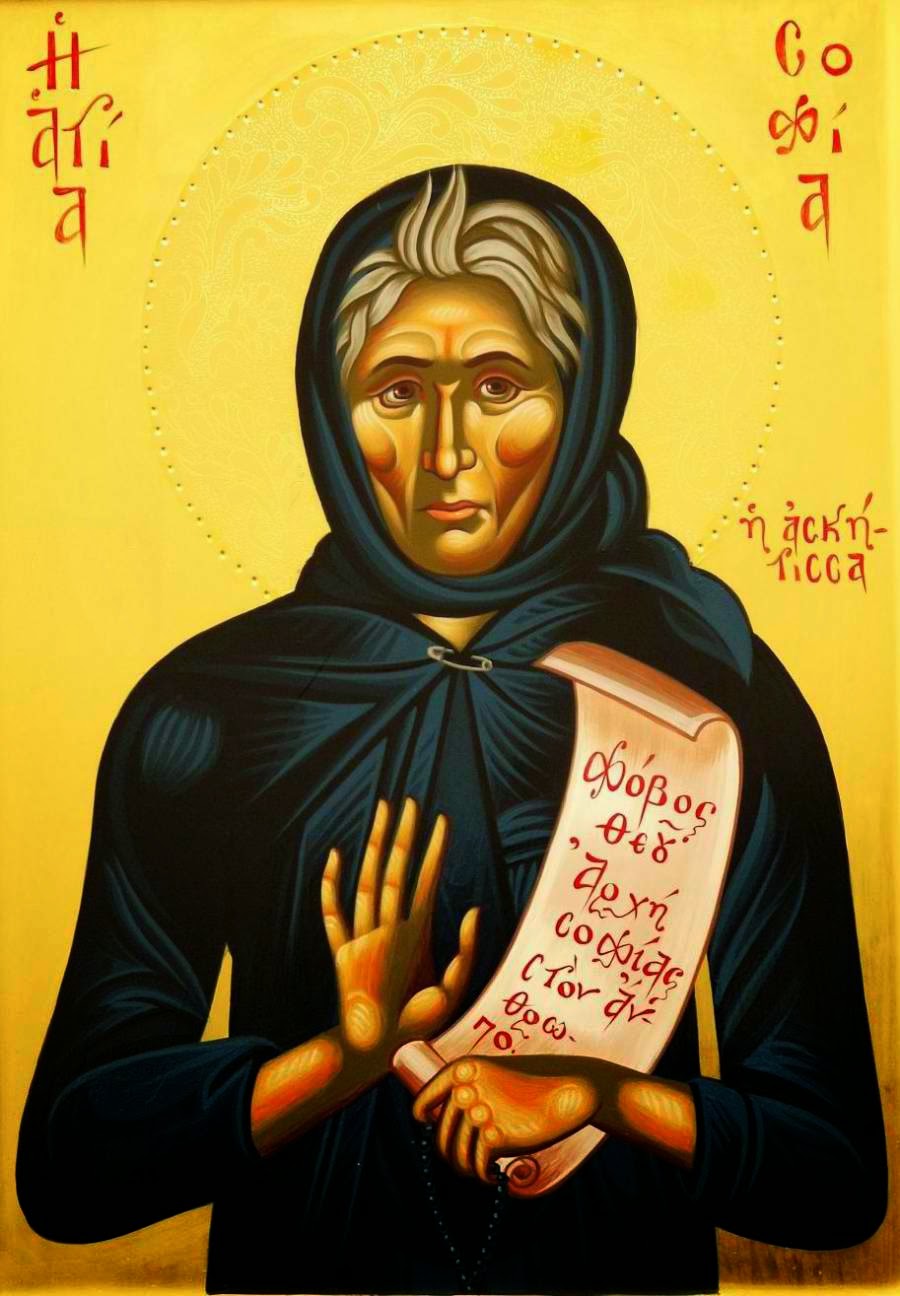 "Wüstenlicht" OrthodoxieOrthodoxy Saint Sophia ("Myrtidiotissa") of